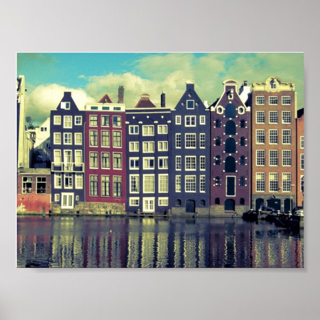 Holland vintage houses poster (Front)