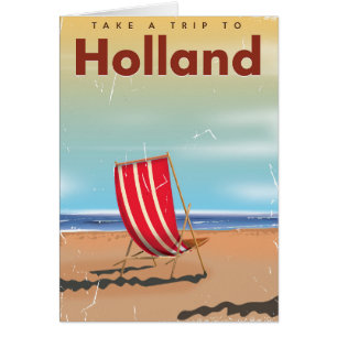Holland vintage travel poster