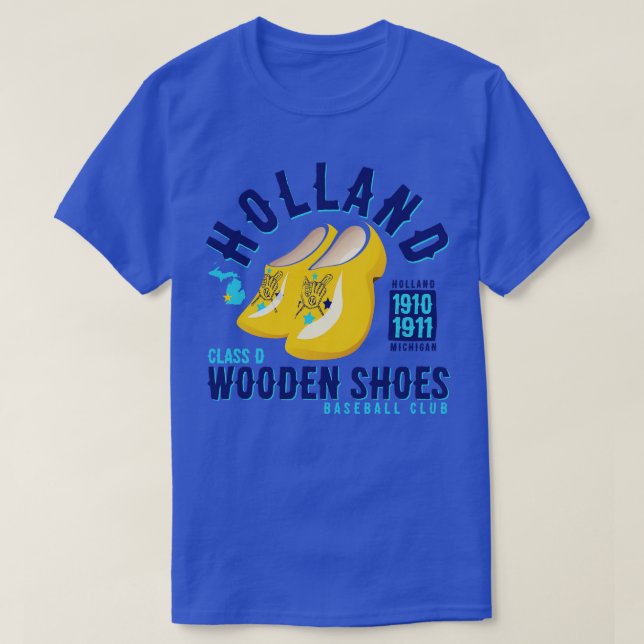 Holland Wooden Shoes T-Shirt (Design Front)