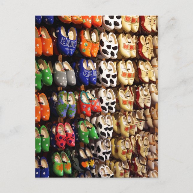 Holland's Colourful Dutch Clogs, Postcard (Front)