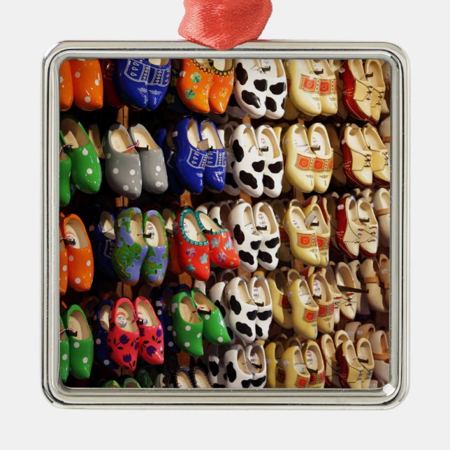 Holland's Dutch Clogs, Metal Tree Decoration (Front)