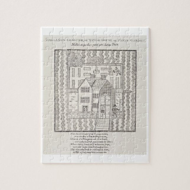 Holland's Leaguer, or Manor House, of Paris Garden Jigsaw Puzzle (Vertical)