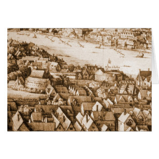 Hollar's Globe Theatre Long View of London
