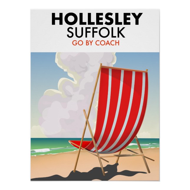 Hollesley Suffolk travel poster (Front)
