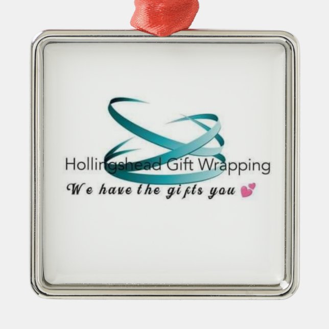 Hollingshead Gift Wrapping Ornament (Front)
