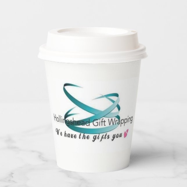 Hollingshead Gift Wrapping Paper Cups (Front)