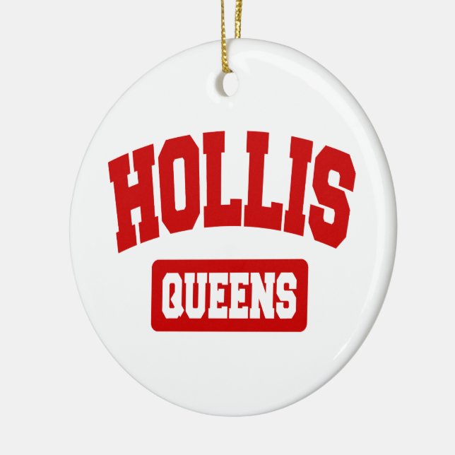 Hollis, Queens, NYC Ceramic Tree Decoration (Left)