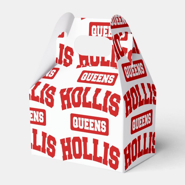 Hollis, Queens, NYC Favour Box (Front Side)