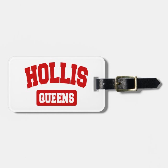 Hollis, Queens, NYC Luggage Tag (Front Horizontal)