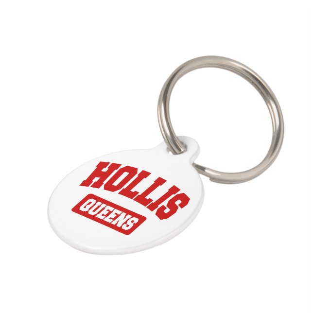 Hollis, Queens, NYC Pet Tag (Side)