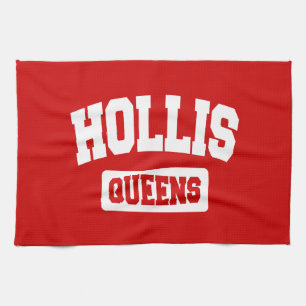 Hollis, Queens, NYC Tea Towel
