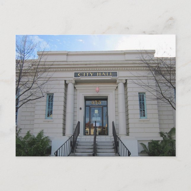 Hollister City Hall Postcard (Front)