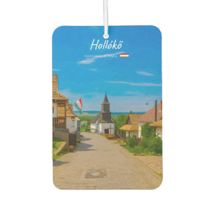 Hollókő, Hungary - Historic Village Street Car Air Freshener