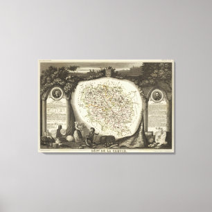 Hollow Maps Canvas Print