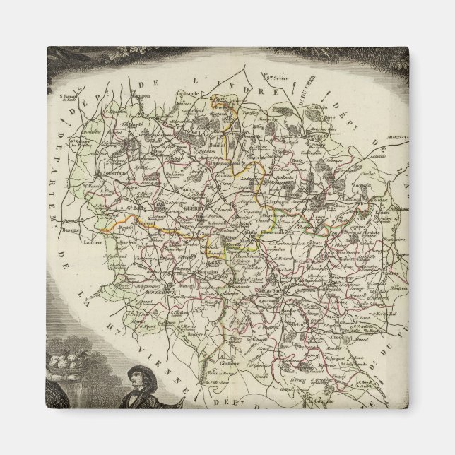 Hollow Maps Magnet (Front)