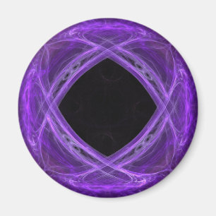 Hollow Purple Swirls Magnet