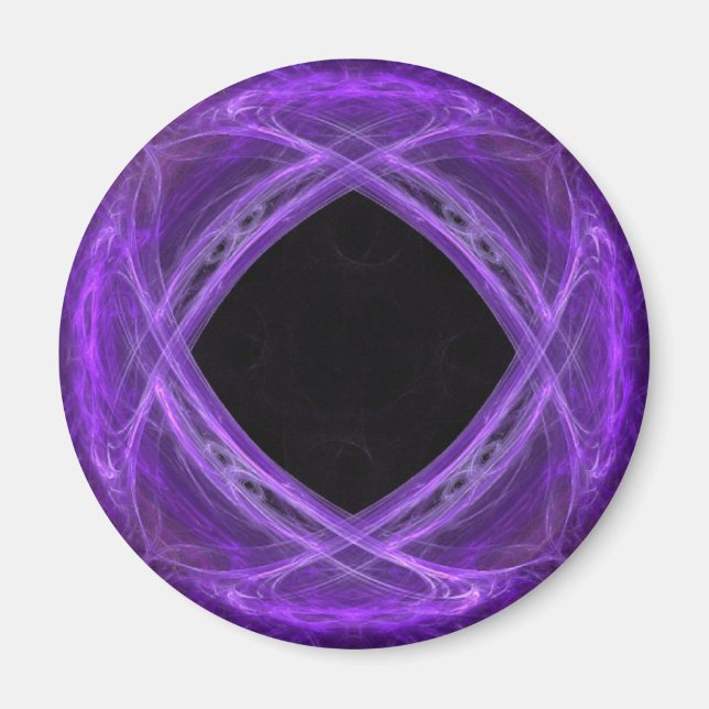 Hollow Purple Swirls Magnet (Front)