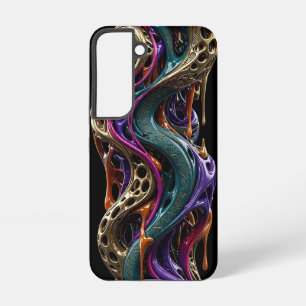 Hollow Tribal DNA - Ultra Narrow Gold  Samsung Galaxy Case