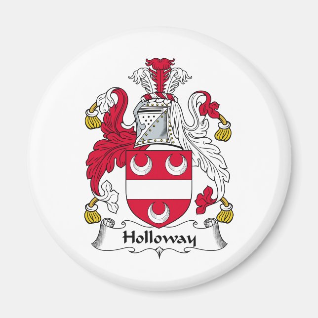 Holloway Family Crest Magnet (Front)