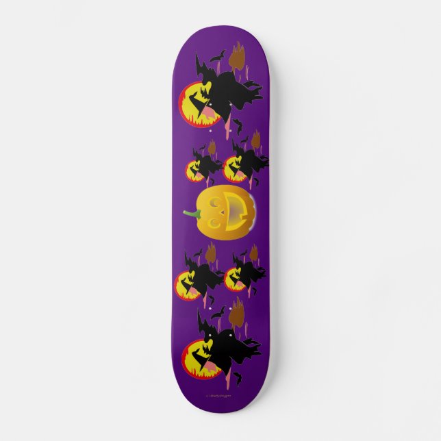 HOLLOWEEN SKATEBOARDS - SKATEBOARDING GEAR - WITCH (Front)