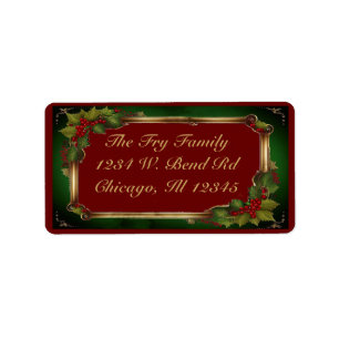Holly 2.37x.25 Address Label