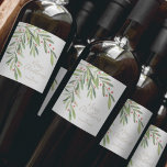 Holly and Berries Holiday Christmas Wine Label<br><div class="desc">Make your own wine labels for holiday gifts or favours with these personalised labels featuring modern, elegant holly and berries with your message in chic lettering in any colour. All text, fonts and font colours can be modified, just click the "customise further" link and use our design tool to modify...</div>