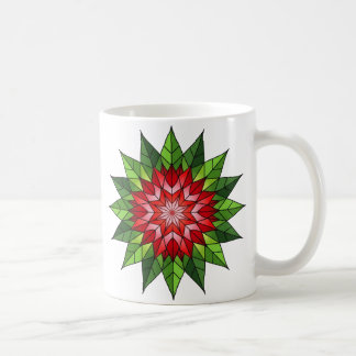 Holly and Berries Mandala Coffee Mug