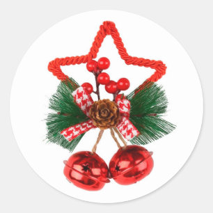 Holly and Jingle Bells Envelope Seals
