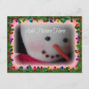 Holly and Lights Photo Card