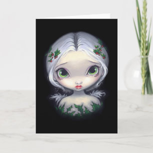 "Holly Angel" Greeting Card