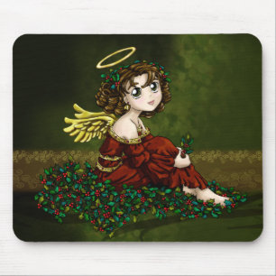 Holly Angel Mouse Pad