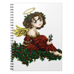 Holly Angel Spiral Notebook
