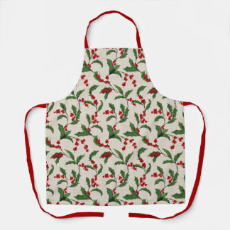 Holly Apron in cream 
