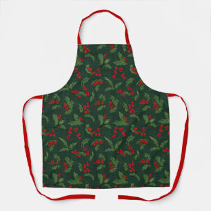 Holly Apron in green