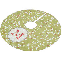 Holly Bales Tree Branc Monogram Initial Tree Skirt