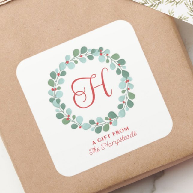 Holly Ber Christmas Square Sticker (Creator Uploaded)