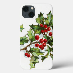 Holly Berries 001 iPhone 13 Case
