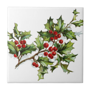 Holly Berries 001 Tile