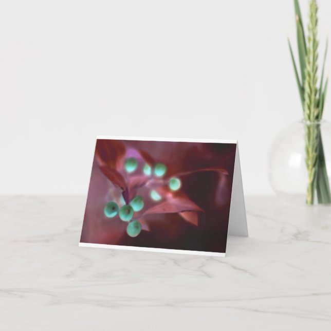 Holly berries card (Front)