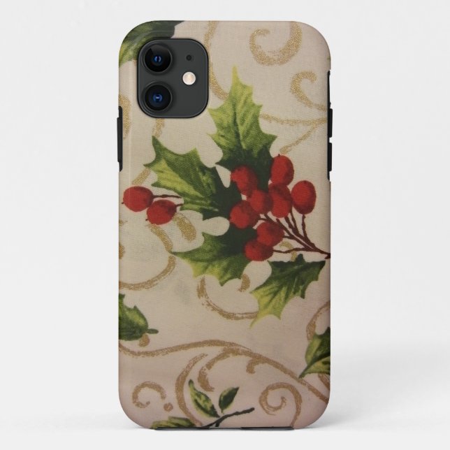 Holly Berries Case-Mate iPhone Case (Back)