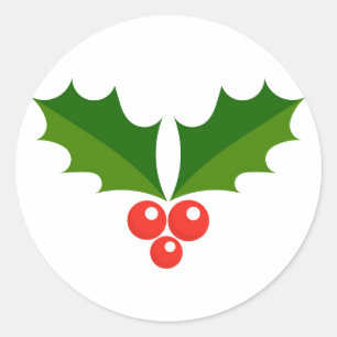 Holly berries Christmas Sticker