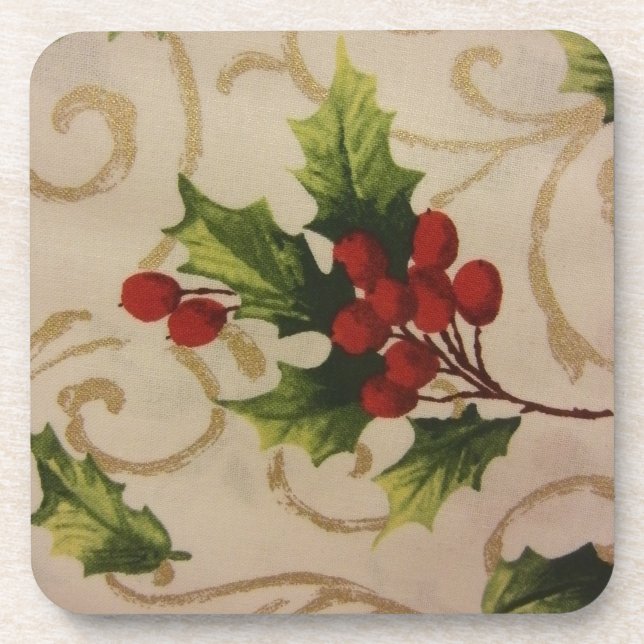 Holly Berries Coaster (Front)