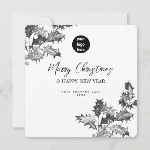 Holly Berries Corporate Business QR Code Logo