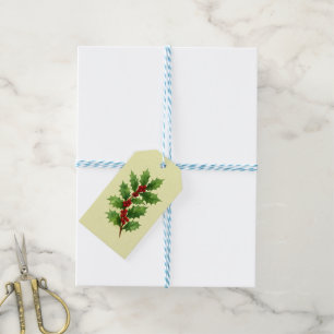 Holly & Berries Gift Tag