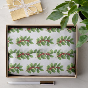 Holly & Berries Tissue Paper