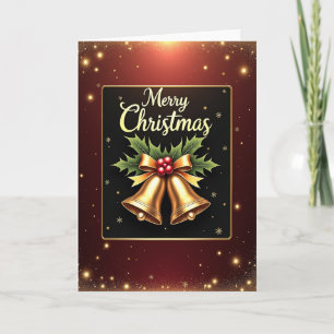 Holly Berry Christmas Card