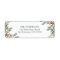 Holly Berry Christmas Holiday Return Address