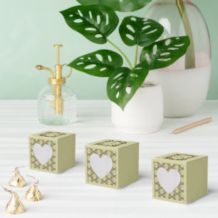 Holly Berry Decorative Season's Greetings Favour Box