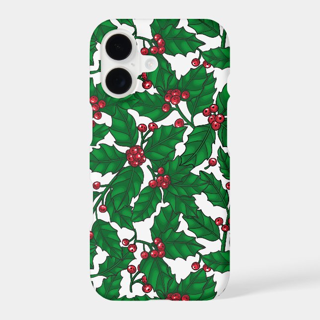 Holly berry on white (Back)