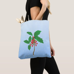 Holly Berry Tote Bag